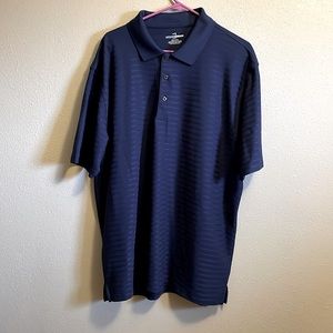 Light weight short sleeve men’s  golf polo in navy blue XXL